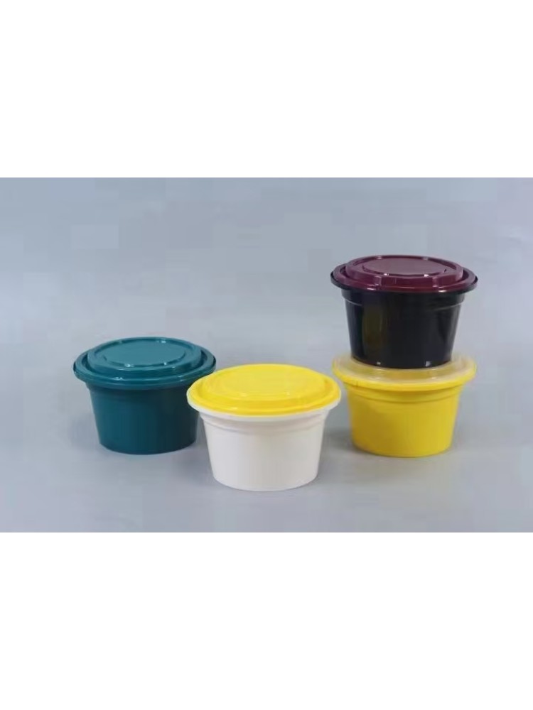 PP-618     450ml/16oz圓形防盜扣湯碗（一套）